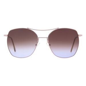 Andy Wolf Brown Metal Women's Sunglasses